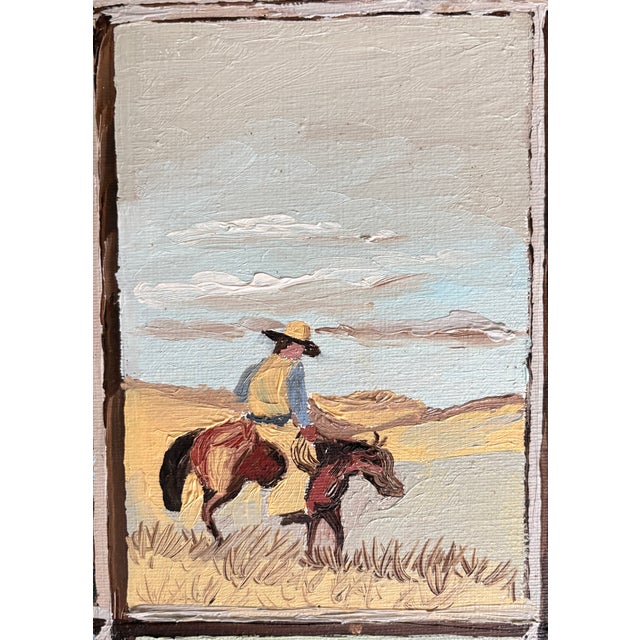 Vintage Oil Painting - Visions of America For Sale In New York - Image 6 of 10