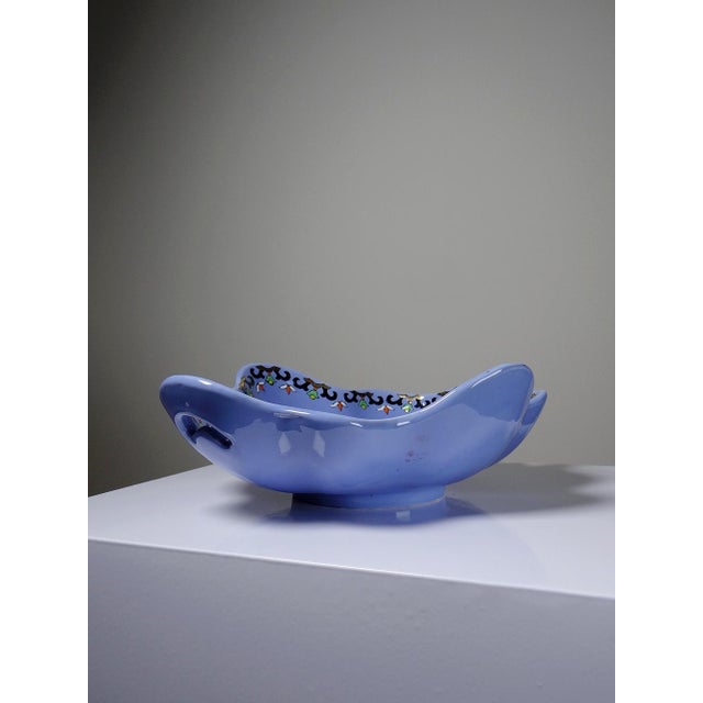 Earthenware and Enamel Bowl from Longwy, 1950s For Sale - Image 6 of 13