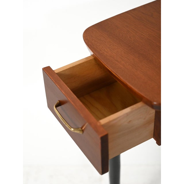 Scandinavian Dressing Table with Trilobate Mirror, 1950s-1960s For Sale - Image 6 of 9