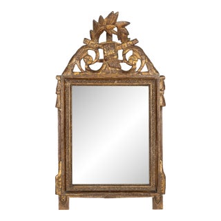 Louis XVI Giltwood Mirror, Hand-Carved, French, Circa 1800-1820 For Sale