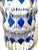 Art Deco Blue Overlay Cut Crystal Vase by Carl Meltzer for Haida, 1915 For Sale - Image 12 of 18