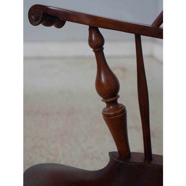 Dr Dimes Tall Back Windsor Arm Chair For Sale - Image 9 of 18