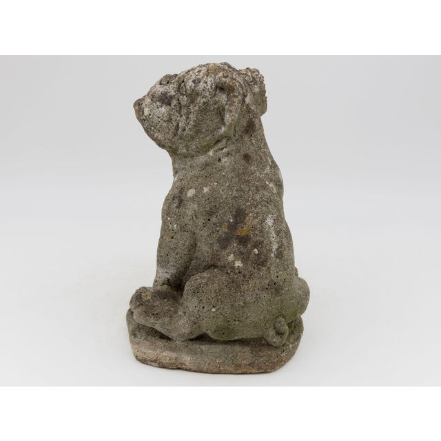 1970s Composite Stone Bull Dog Garden Ornaments, England 1970s For Sale - Image 5 of 7