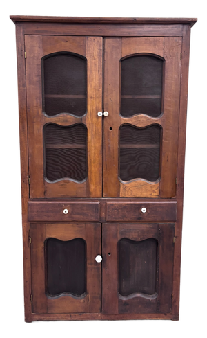 Antique C. 1870-1900 American Primitive Country Pie Safe Cupboard
