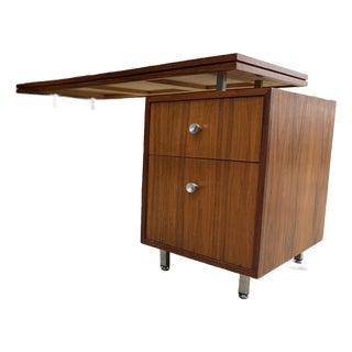 One-of-a-Kind Herman Miller for George Nelson Style Mid-Century Modern Desk Unit For Sale