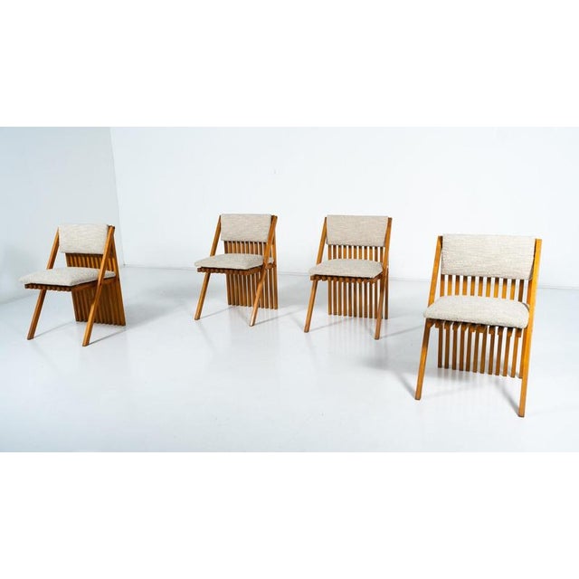 Mid-Century Modern Dining Table Set by Tito Pinori, 1970s, Set of 6 For Sale - Image 9 of 18