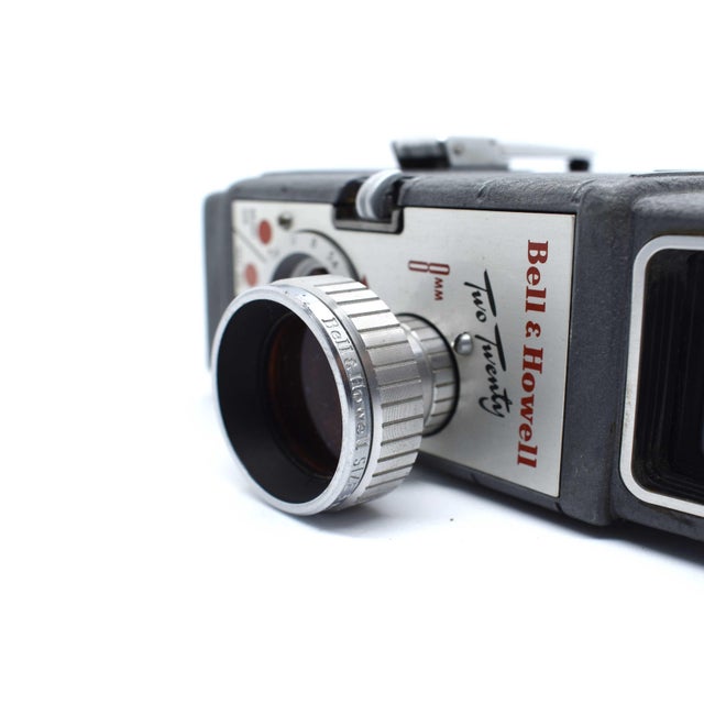 1950s Mid Century Modern 1950's Bell & Howell Two Twenty 8mm Film Camera For Sale - Image 5 of 7