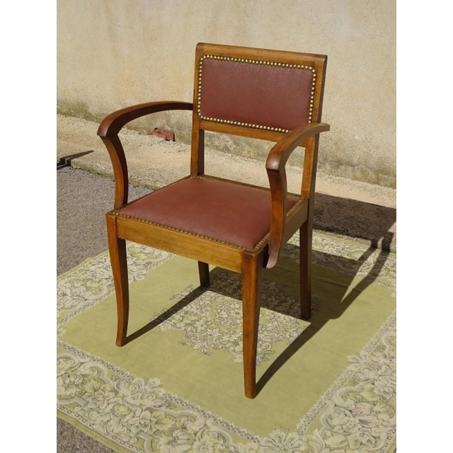 Art Deco Bridge Chairs, 1940s, Set of 3 For Sale - Image 6 of 18