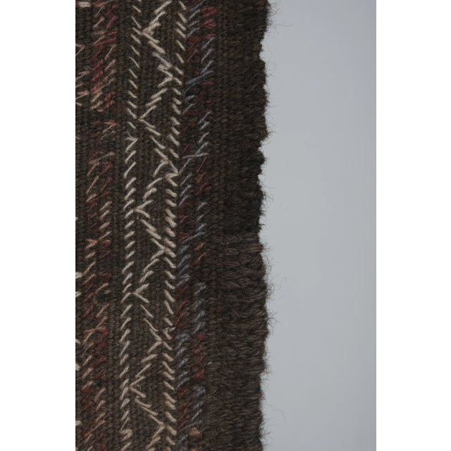 Vintage Turkish Animal Pictorial Sumac Rug 3'3'' X 5'11'' For Sale - Image 11 of 13