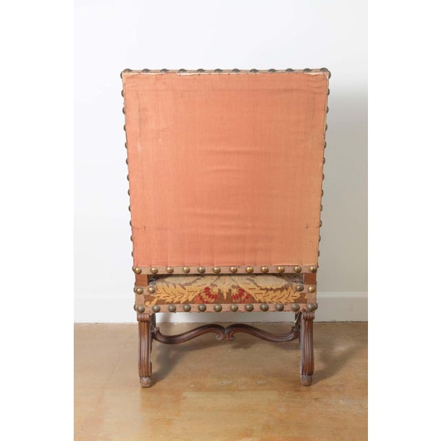 Wood 19th Century French Arm Chair For Sale - Image 7 of 8