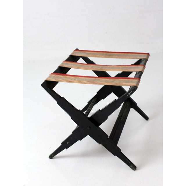 1930s Folding Hotel Luggage Rack For Sale - Image 14 of 18