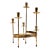 1950s Mid-Century Swedish Brass Candelabra For Sale