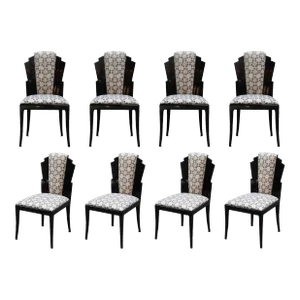 Vladimir Kagan Handmade Postmodern Dining Chairs - Set of 8