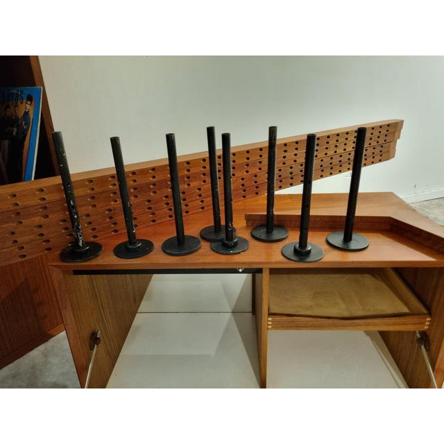 Brown Royal Room-Divider Wall Unit in Teak by Poul Cadovius, Denmark, 1960 For Sale - Image 8 of 18