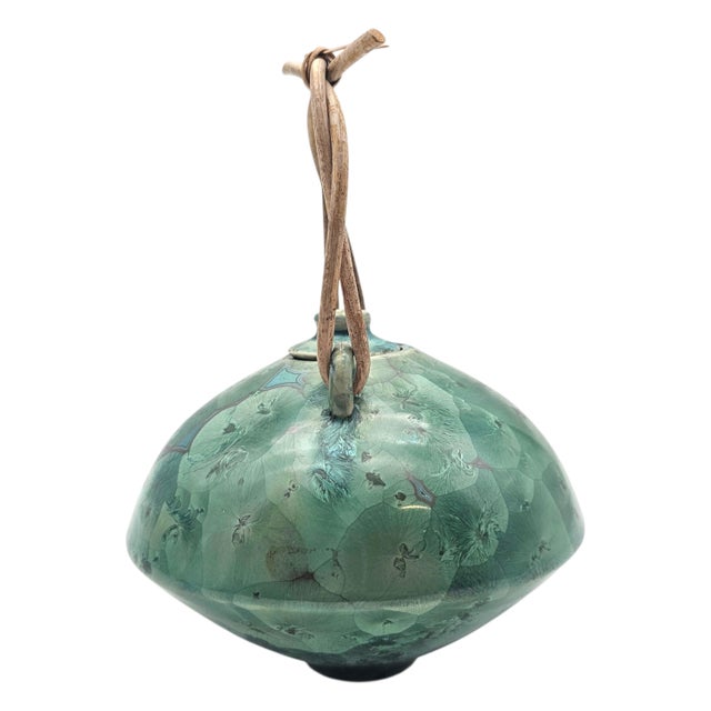 1940s Jack Boydston Signed Crystalline Studio Teapot c.1948 5" For Sale - Image 5 of 18