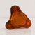 Viking Glass Three Foil Persimmon Swung Vase – Tall Mid-Century Modern Amber Orange Art Glass For Sale - Image 9 of 9