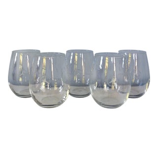 Mercedes Von Housen Wine or Cocktail Glasses - Set of 5 For Sale