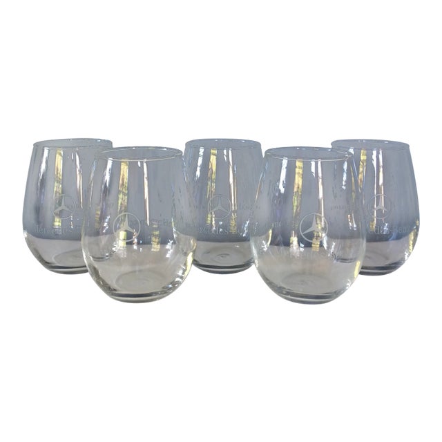 Mercedes Von Housen Wine or Cocktail Glasses - Set of 5 For Sale