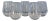 Mercedes Von Housen Wine or Cocktail Glasses - Set of 5 For Sale