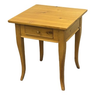 Vintage Lane Furniture Pine End Table / Nightstand For Sale