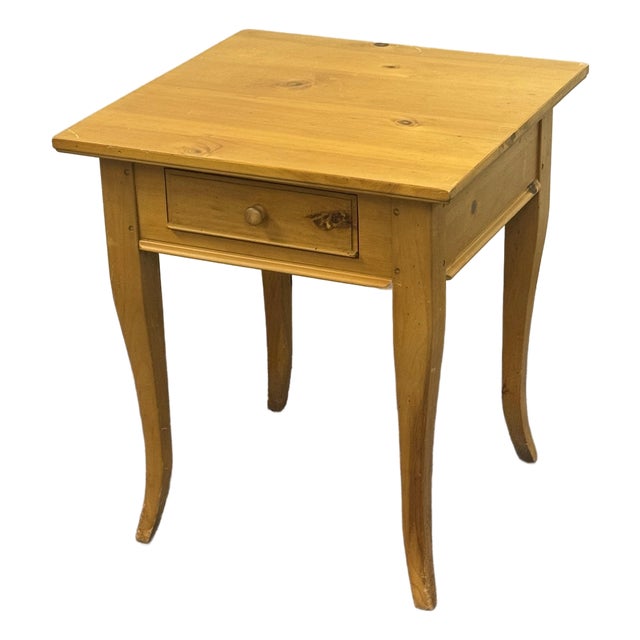 Vintage Lane Furniture Pine End Table / Nightstand For Sale