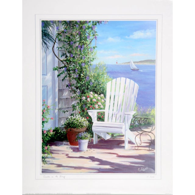 Garden on the Bluff Carol Saxe American Date: 2002 Poster Size: 28 x 22 in. (71.12 x 55.88 cm)