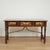 Vintage console server crafted in chestnut with Asian and European style influences featuring hand painted chinoiserie...