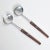 WMF Cromargan Wood & Stainless-Steel Salad Servers Mid Century Modern Dansk For Sale - Image 10 of 11