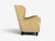 Finnish Modern, Wingback Chairs, Beige Velvet, Wood, Finland, 1950s For Sale - Image 10 of 12
