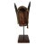 Vintage African Bozo Animal Mask on Stand For Sale - Image 4 of 8