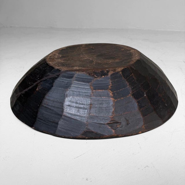 Urushi Japanese Ki-Bachi Mixing Bowl / Decorative Bowl, 1930s For Sale - Image 11 of 14