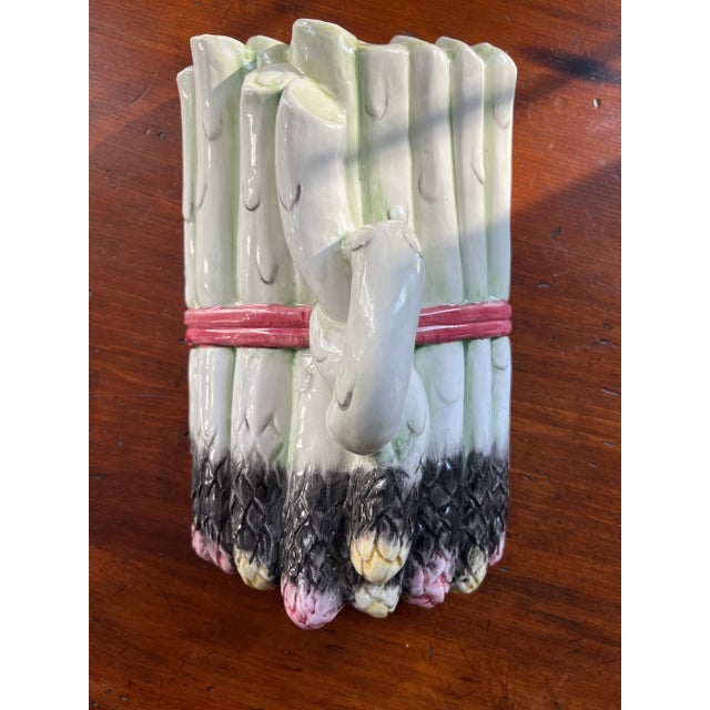 Vintage Lidded Ceramic Asparagus Serving Piece For Sale - Image 11 of 11
