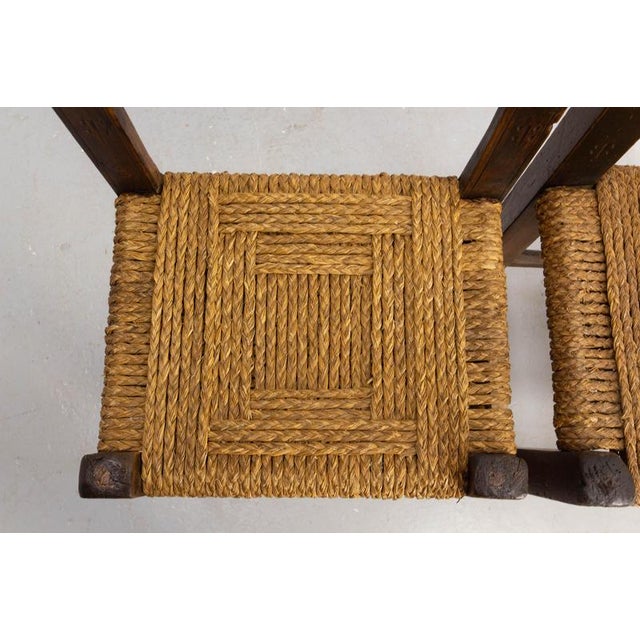 Spanish Decorative Side Chairs in Pine, 1800s, Set of 2 For Sale - Image 10 of 13