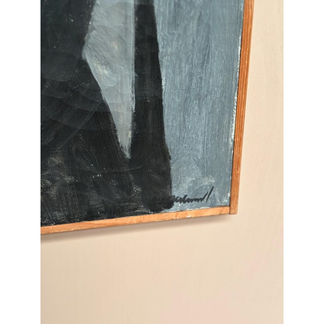 Mid 20th Century Axel Ekelund, Portrait of Mrs. S, 1950s, Oil on Canvas, Framed For Sale - Image 5 of 18
