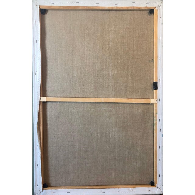 Green William Schultz, American Impressionist Floral Oil Painting Vibrant Flowers in Vase For Sale - Image 8 of 8