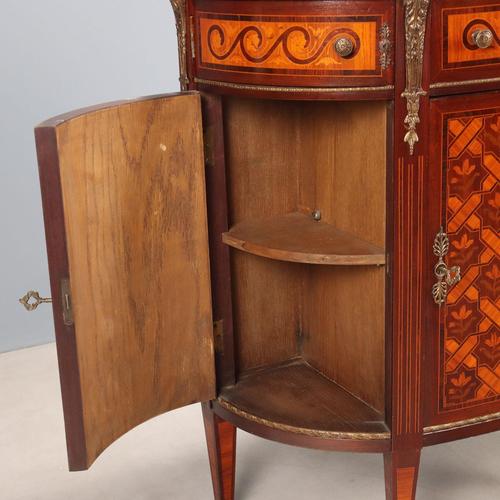 Wood Neoclassical Style Demi-Lune Sideboard For Sale - Image 7 of 14