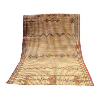 Tuareg Mat Vintage Rug - 5'7'' X 8'7'' Ft For Sale
