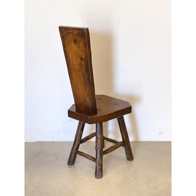 Brown Chairs in Chestnut, 1960s, Set of 4 For Sale - Image 8 of 15