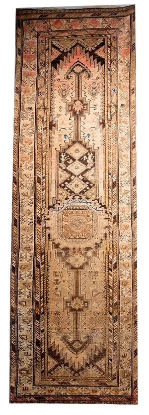 Antique Mazlegan Wool Rug, 1903