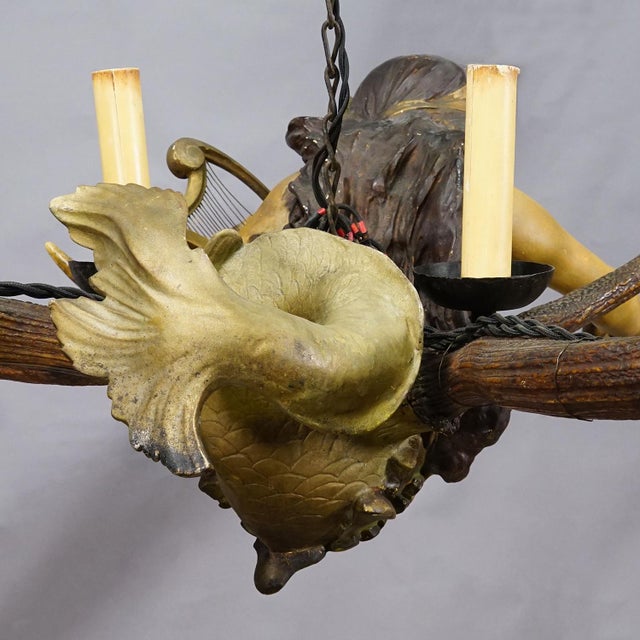 Antique Lusterweibchen of a Mermaid Ca. 1900 For Sale - Image 10 of 10