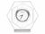 Glass Harcourt Crystal Table Clock from Baccarat, 2000s For Sale - Image 7 of 7