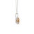 925 Silver Citrine Solitaire Pendant Necklace, November Birthstone Stacking Pendant For Sale - Image 4 of 4