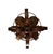 Early 20th Century Early 20th Century Copper and Bronze Gilt Spanish Revival Lantern Chandelier For Sale - Image 5 of 12