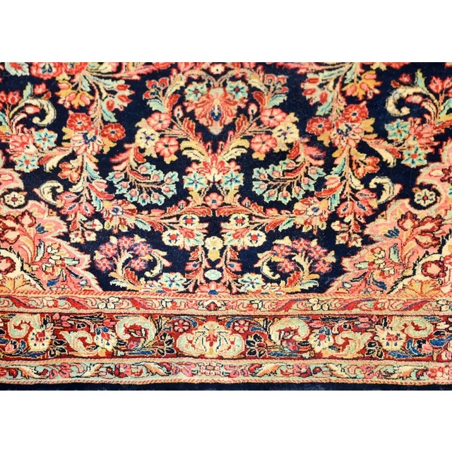 Red Early 20th Century Persian Sarouk Rug For Sale - Image 8 of 12