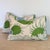 Christopher Farr Christopher Farr Cloth Carnival Print Linen 14x20" Lumbars in Blue & Green With Blue Cord - Pair For Sale - Image 4 of 7