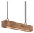 Reclaimed Oak Beam Chandelier | Rustic Farmhouse Pendant Light, Integrated Led Fixture For Sale