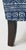 1990s Kathy Hilton's Personal Collection- Blue and White Armless Indoor/Outdoor Chair For Sale - Image 5 of 7