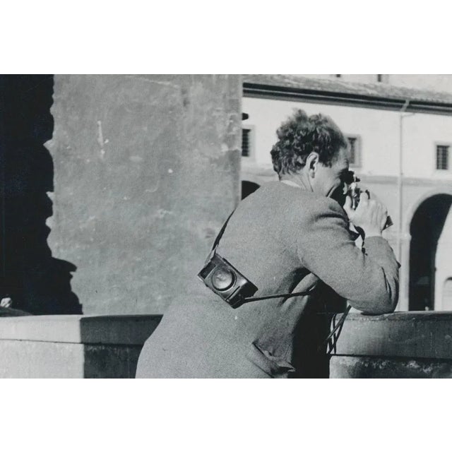 Erich Andres, Venice: Photographer Taking Pictures, Italy, 1950s, Black & White Photograph For Sale - Image 3 of 5