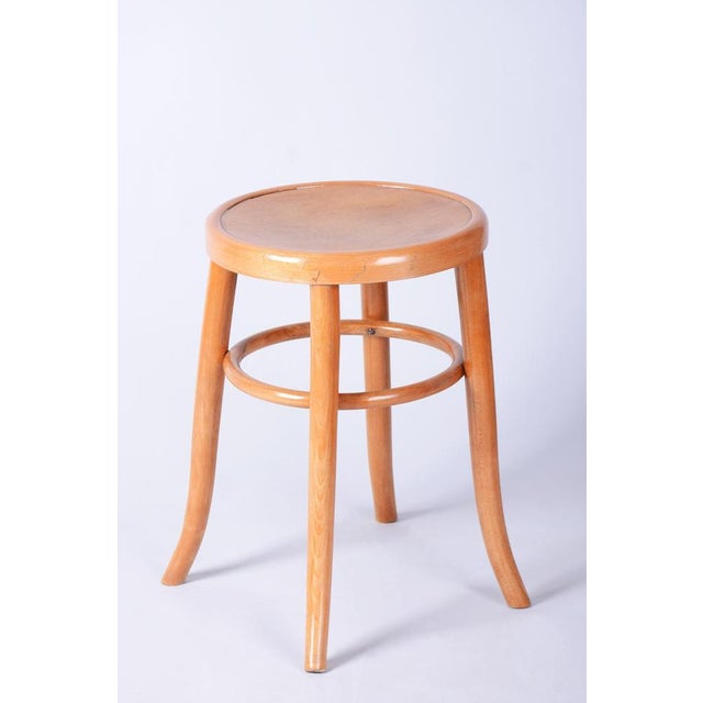 This charming stool from 1950s Czechoslovakia represents a stylish intersection between the more decorative tradition of...