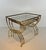 Neoclassical 1940s Work in French Neoclassical style nesting tables with arcuate base For Sale - Image 3 of 12
